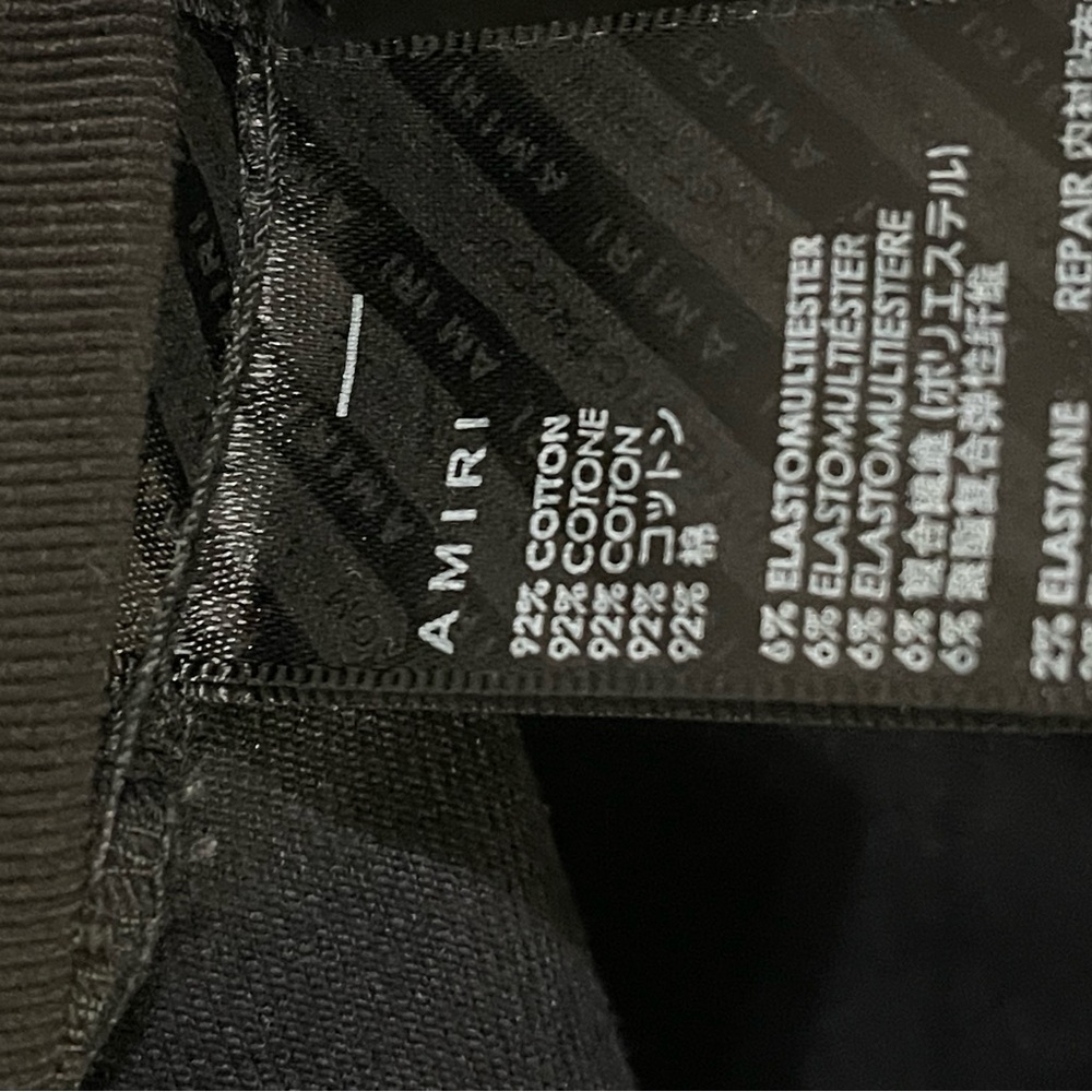 AMIRI Black Pants